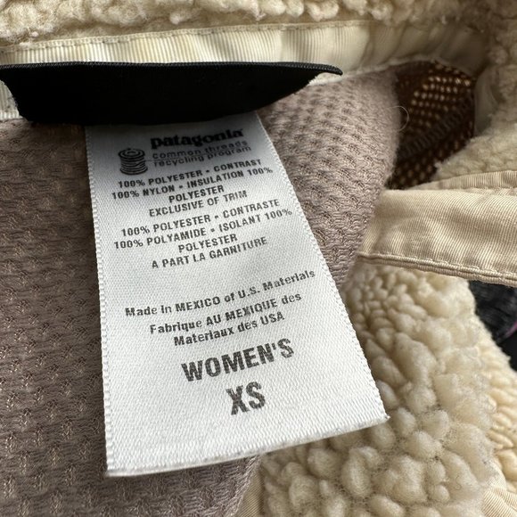 Patagonia Retro-X Fleece Vest Ivory - Picture 2 of 4